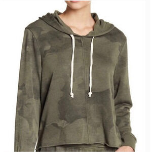 Alternative Women's Mash Up Burnout Hoodie Camo Dreamstate Size S 3935